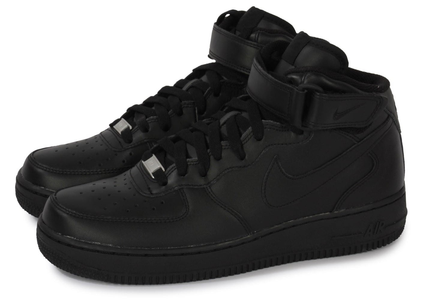 nike air force 1 mid homme Abordable，Nike AIR FORCE 1 MID 07 NOIRE Chaussures Homme Chausport en ligne.